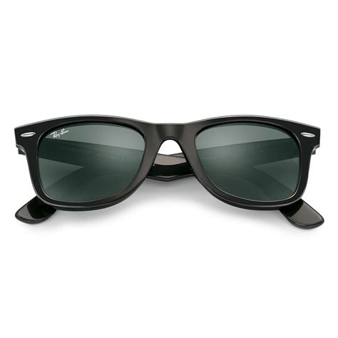 Ray Ban Rb4340 601 Original Wayfarer Ease Black Green Classic G 15 Lenses Sunglass