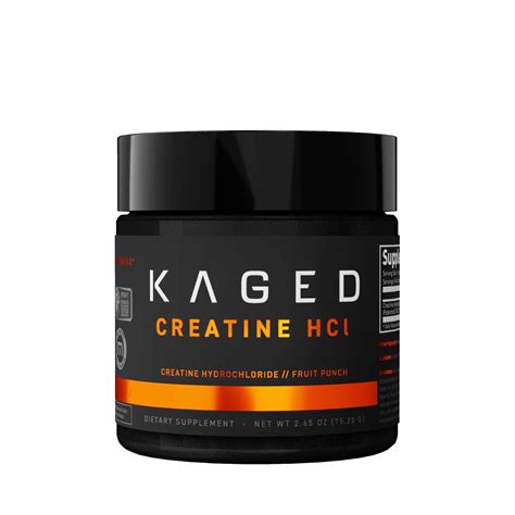 Kaged Creatine Hcl Powder Fruit Punch Supports Muscle Growth And Recovery