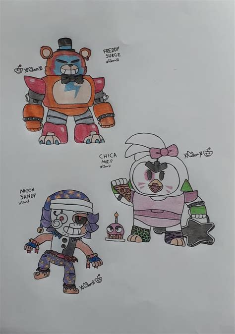 Brawl Stars X Fnaf Security Breach Skins Concept Rbrawlstars