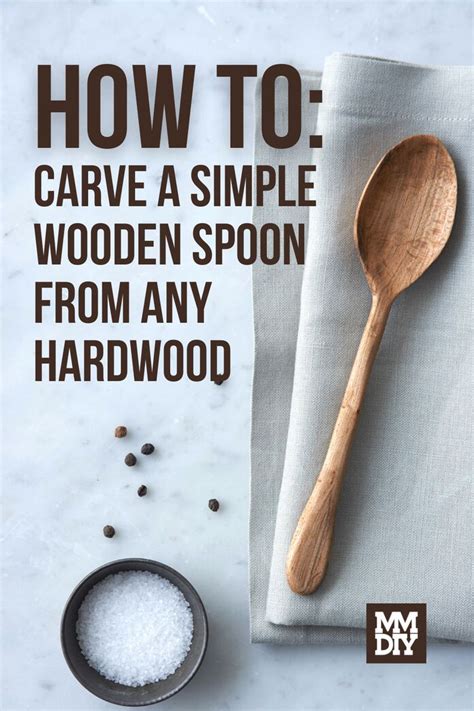 How To Carve A Simple Wooden Spoon From Any Hardwood Wood Carving