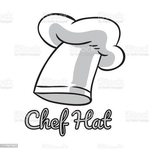 desain vektor topi koki ilustrasi ilustrasi stok  gambar