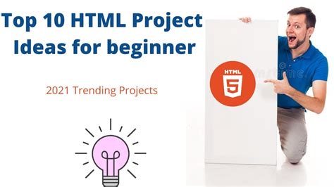 Top 10 Html Project Ideas For Beginners 2021 Html Projects For