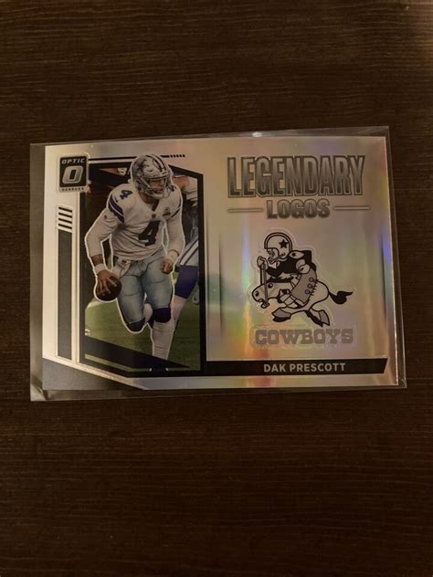 2021 Panini Donruss Optic Legendary Logos LL 5 Dak Prescott Dallas