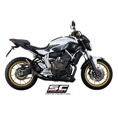 Sc Project Uitlaatsysteem S Zwart Yamaha Mt Snel Bezorgd