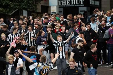 Moment Local Hero Plays At St James Park As Wor Flags Prepare For