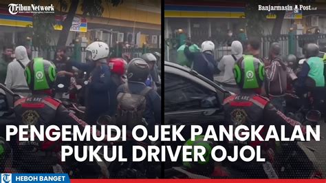 Viral Perkelahian Antara Pengemudi Ojek Pangkalan Dan Driver Ojol