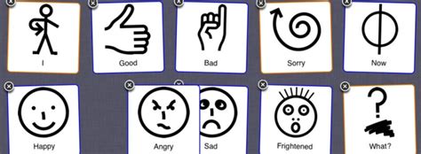 Mychoicepad Makaton On The Go Makaton Signs Symbols Helping Kids