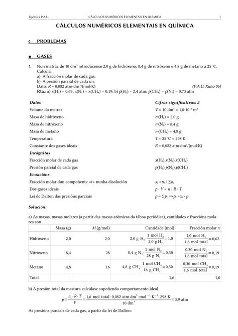 Pdf Pau C Lculos Qu Micos Teleformacion Edu Aytolacoruna