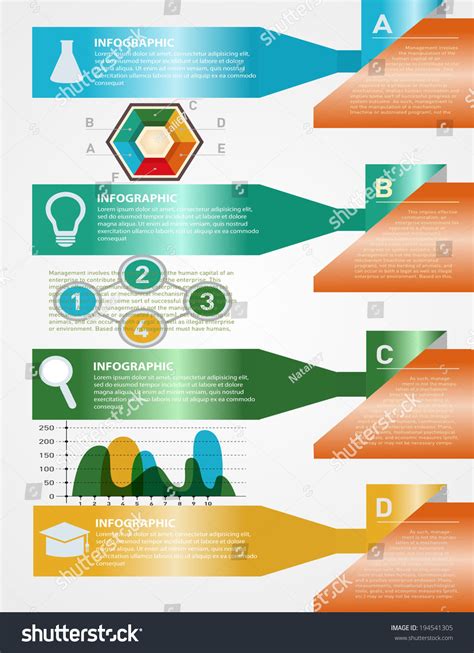 Statistics Icons Charts Set Flat Design Stock Vector (Royalty Free ...