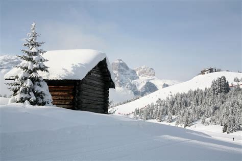 Typical Dolomites Snow Conditions