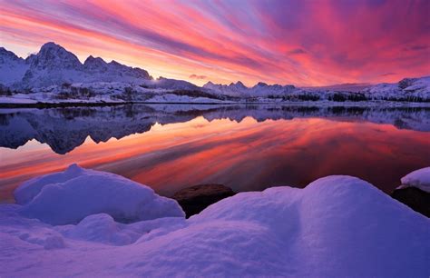 Snow Sunset Wallpapers - Wallpaper Cave