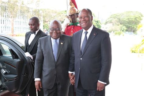 Rencontre entre le Président Alassane Ouattara et son homologue