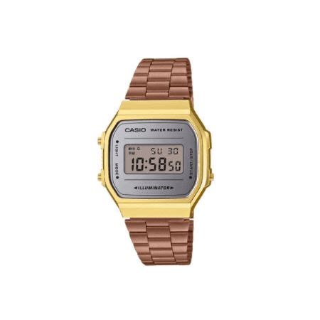 Relógio de Pulso Casio Vintage Feminino Digital A168WECM 5DF Casio