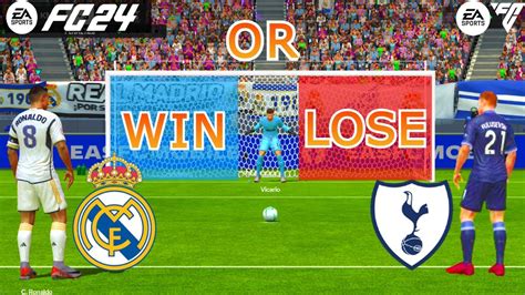 FC Mobile 24 Real Madrid Vs Tottenham Penalty Shootout Ronaldo Vs