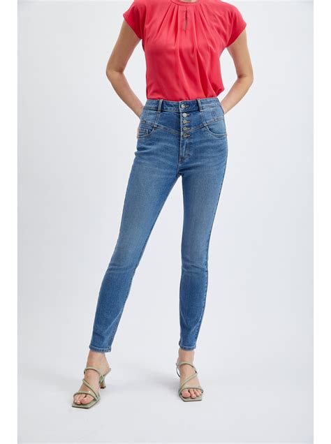 Blaue Damen Skinny Fit Jeans ORSAY Orsay De Der Offizielle E Shop