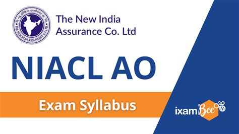 NIACL AO Syllabus 2023 Exam Syllabus For NIACL AO Post Recruitment