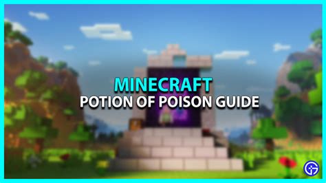 How To Make Potion Of Poison In Minecraft Ingredients