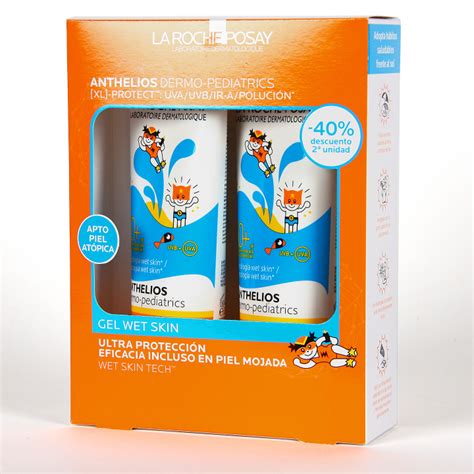 La Roche Posay Anthelios Wet Skin Dermo Pediatrics Spf50 Duplo 2x250