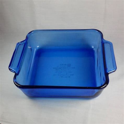 Anchor Hocking Square Baking Dish Cobalt Blue 8 X 8 Baking