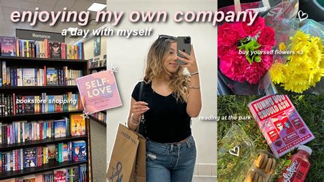 ENJOYING MY OWN COMPANY A Day With Myself Bookstore Vlog Self Care