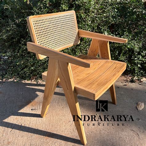 Jual Kursi Cafe Rotan Dining Chair Rattan Kursi Makan Rotan Kursi Cafe