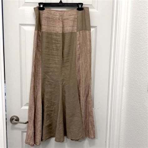 Willi Smith Skirts Willi Smith Linen Womens Maxi Skirt Sz