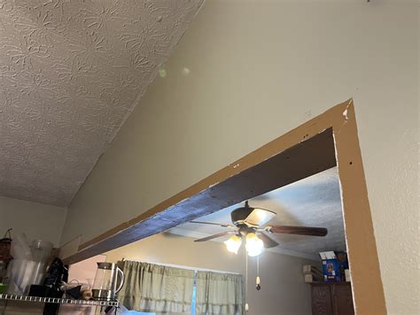 Can I/What to check for wall overhang removal? : HomeImprovement