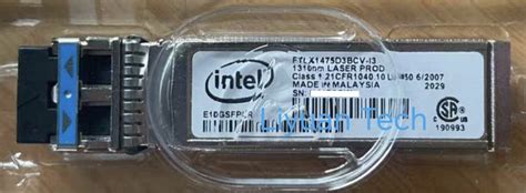 Intel Corp. 10GBASE-LR 1310nm SMF 10km DOM LC SFP+ Optical Transceiver (2PK) (E10G-SF-10G-LR-2PK)
