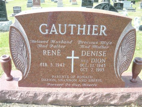 Denise Dion Gauthier Find A Grave Memorial