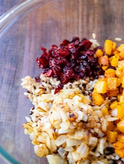 Butternut Squash Cranberry And Wild Rice Pilaf