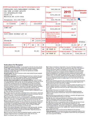 Form 1099-MISC Template. Create A Free Form 1099-MISC Form.