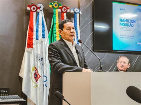 Palestra O Senador Hamilton Mour O Em Ibirub Teve Casa Cheia Je