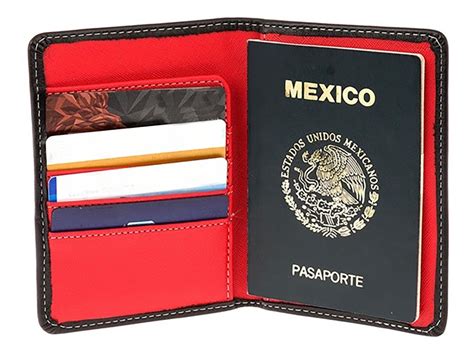 Porta Pasaporte Piel Suave Funda Documentos Organizador Mercado Libre