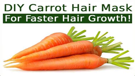 Diy Carrot Hair Mask For Faster Hair Growth