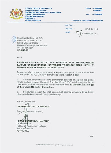 Contoh Surat Pengesahan Majikan Untuk Perkeso