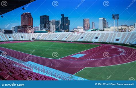 The National Stadium Of Thailand Or Suphachalasai Stadium, Bangkok ...