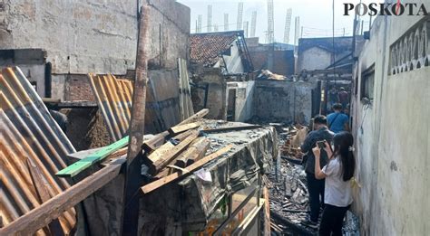 Ya Ampun Gegara Bakar Sampah 16 Kamar Kontrakan Di Tamansari Ludes