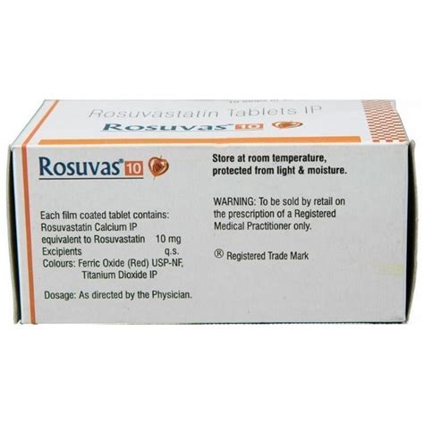 Rosuvas Tablet Uses Price Dosage Side Effects Substitute