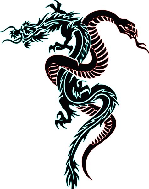 Dragon And Snake Tattoo | Free download on ClipArtMag