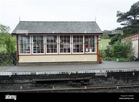 Signal Box Weybourne Station North Norfolk Railway Stock Photo Alamy