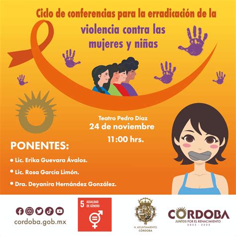 Conferencias Para La Erradicación De La Violencia Contra Las Mujeres Y