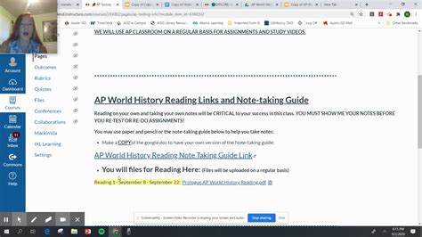 Ap World History Reading And Reading Guide Youtube