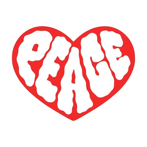 Premium Vector Peace And Love