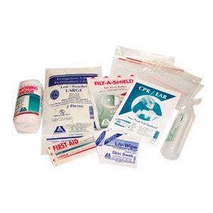 LIV PERSONAL FIRST AID KIT FOR NSW POLICE IN ZIPLOCKBAG EA