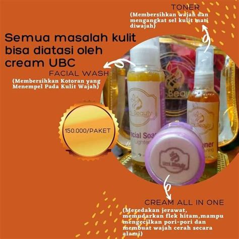 COD BPOM Paket Skincare UBC By Umi Beauty Care Original 100 Set All