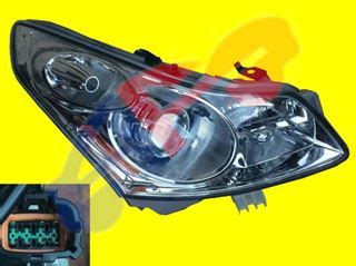 AUTOFiT Inc HEAD LAMP 07 08 RH HID W O ADAPTIVE CRUISE CONTROL SDN G35