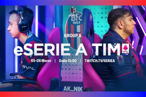 Alla ESerie A TIM Con Bologna ESports Bolognafc