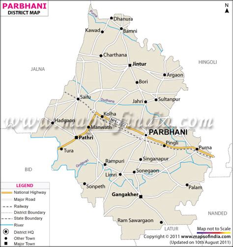 Parbhani In Maharashtra Map - Brandy Tabbitha