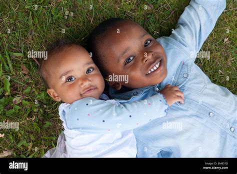 Smiling african children Stock Photo - Alamy