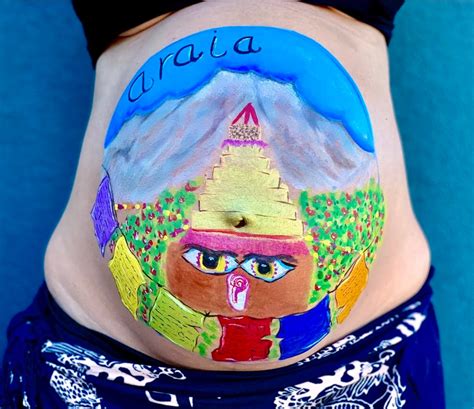 Barrigas De Gravidas Pintadas - Fotos: Así lucen las barrigas de las embarazadas, pintadas ...